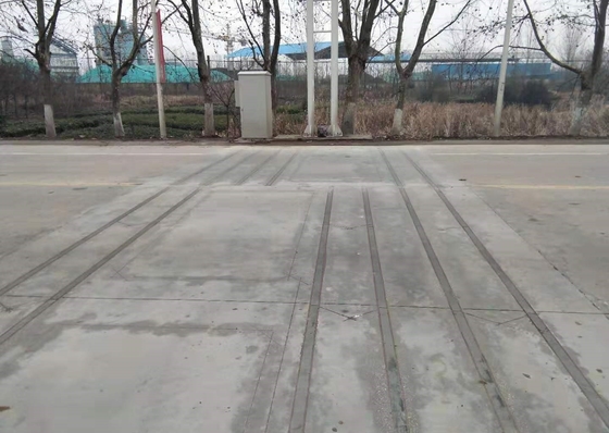 El camión del ISO 30T pesa en carriles del movimiento 8 en el movimiento Axle Scale